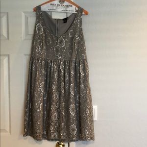 Silver Torrid Tank A-Line Dress